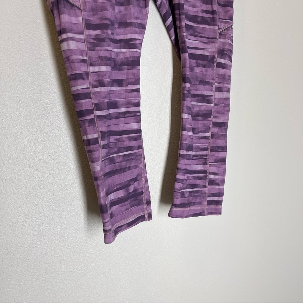 Lululemon Speed Up Crop Leggings 21” Inseam Shadowed Smoked Mullberry Size 8 - Picture 4 of 11